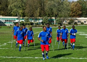 Team Zaryen in their Nike Soccer donated uniforms